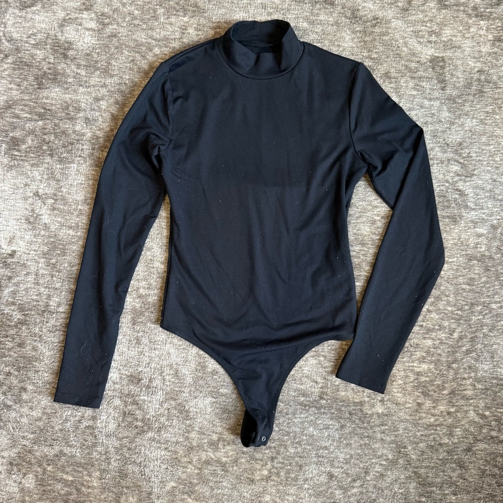 Abercrombie & Fitch Turtleneck Bodysuit with back cut out